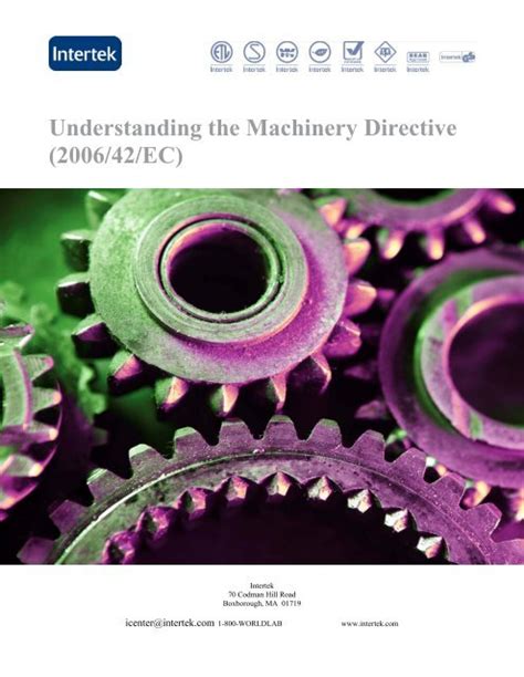 Machinery Directive 2006/42/EC: Your Definitive Guide 